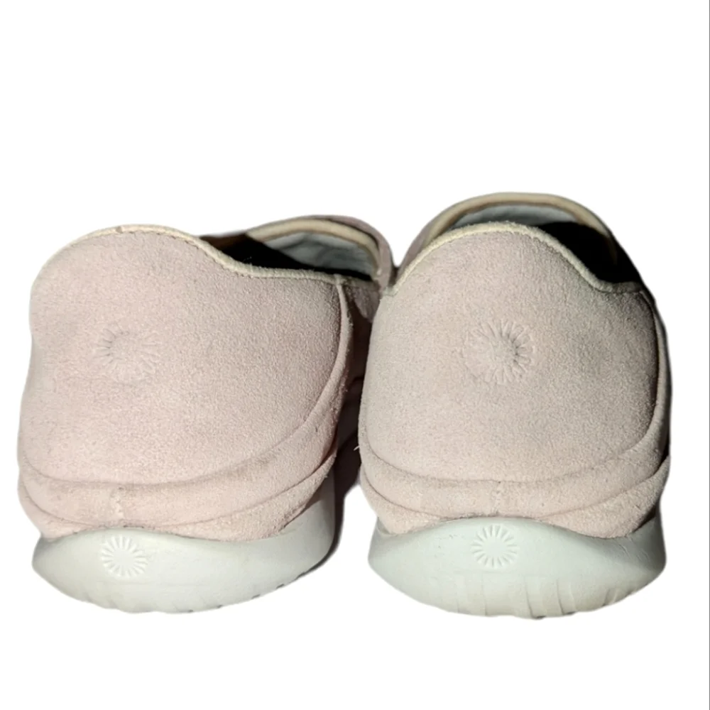 Mens UGG Pink Cali Penny Loafers Slip On Suede Leather Shoes 7 - Picture 5 of 12